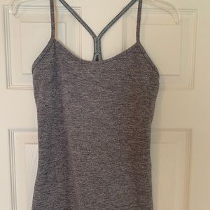 Lululemon flow Y tank Heathered Gray